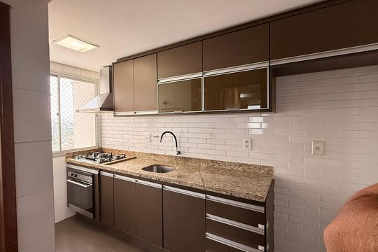 Cozinha de apartamento para alugar com 3 quartos, 107m² em Parque Amazonia, Goiânia