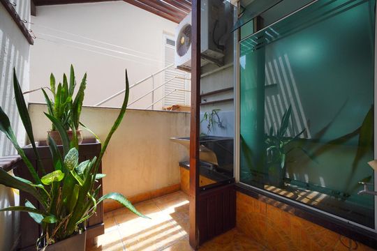 Área de serviço de apartamento para alugar com 1 quarto, 52m² em Estreito, Florianópolis