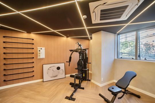 Área comum - Academia de kitnet/studio à venda com 1 quarto, 25m² em Ibirapuera, São Paulo
