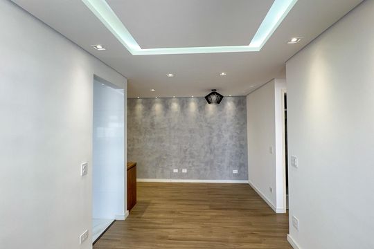 Sala de apartamento para alugar com 1 quarto, 43m² em Cidade Monções, São Paulo