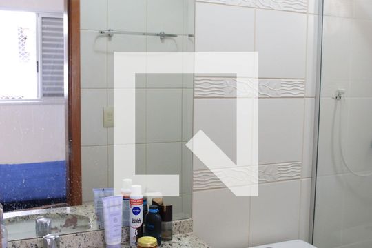 Banheiro da Suíte de apartamento à venda com 3 quartos, 80m² em Alto da Glória, Goiânia