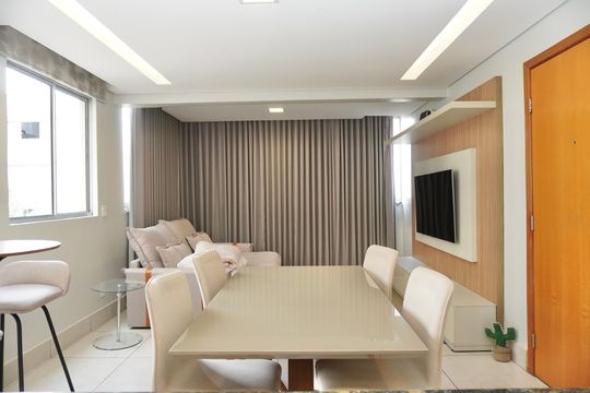 Sala de apartamento para alugar com 2 quartos, 70m² em Cruzeiro, Belo Horizonte