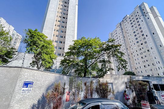 Fachada com Placa de apartamento para alugar com 2 quartos, 46m² em Jardim America da Penha, São Paulo