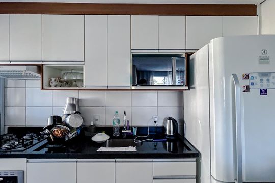 Cozinha de apartamento para alugar com 2 quartos, 46m² em Jardim America da Penha, São Paulo