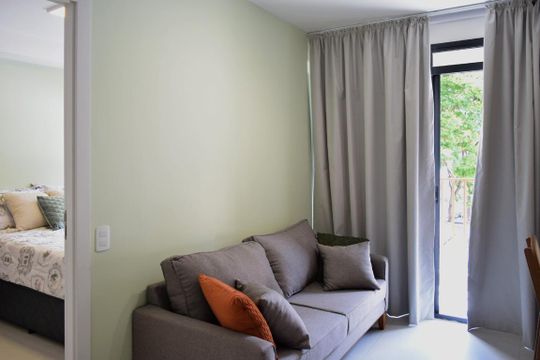 Sala de apartamento para alugar com 1 quarto, 28m² em Pinheiros, São Paulo
