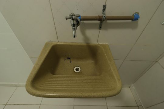 Área de Serviço - Tanque de kitnet/studio para alugar com 1 quarto, 21m² em Parque das Nações, Santo André