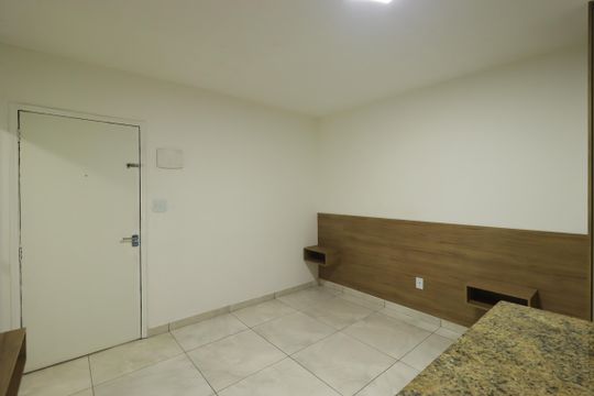 Quarto / Sala de kitnet/studio para alugar com 1 quarto, 21m² em Parque das Nações, Santo André