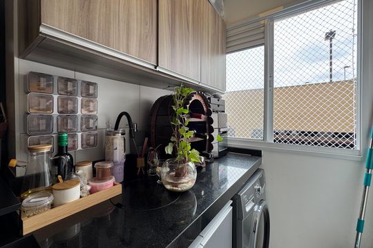 Área de Serviço de apartamento à venda com 2 quartos, 49m² em Ferrazópolis, São Bernardo do Campo