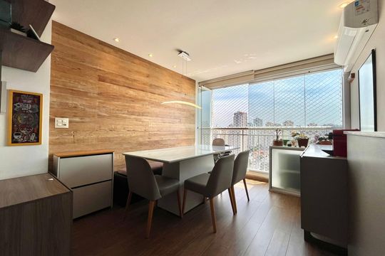 Varanda de apartamento à venda com 2 quartos, 65m² em Vila do Bosque, São Paulo