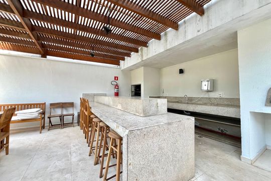 Área comum - Churrasqueira de apartamento à venda com 2 quartos, 65m² em Vila do Bosque, São Paulo
