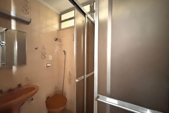 Banheiro de apartamento à venda com 3 quartos, 96m² em Indianópolis, São Paulo