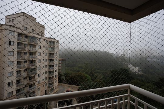 Kitnet varanda de kitnet/studio para alugar com 1 quarto, 38m² em Panamby, São Paulo