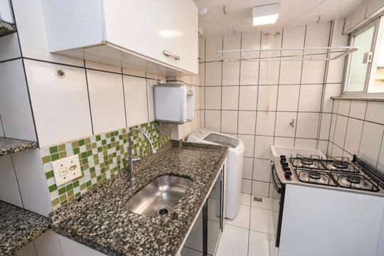 Cozinha/Área de serviço de apartamento à venda com 2 quartos, 39m² em Ramos, Rio de Janeiro