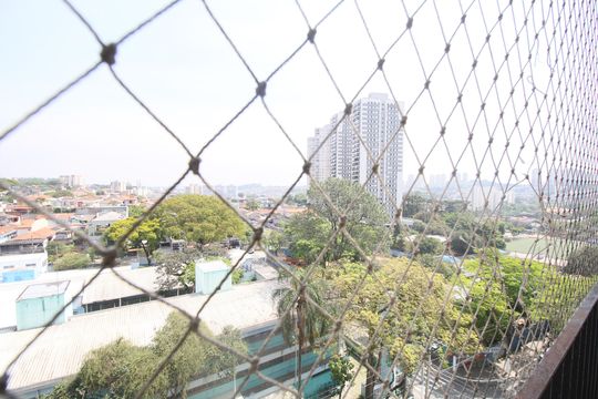 Vista da varanda da sala de apartamento para alugar com 2 quartos, 52m² em Jardim Umarizal, São Paulo