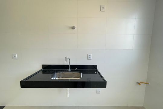 Sala/Cozinha de apartamento à venda com 3 quartos, 64m² em União, Belo Horizonte