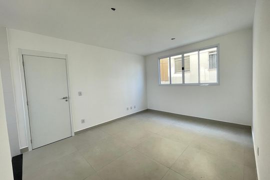 Sala/Cozinha de apartamento à venda com 3 quartos, 64m² em União, Belo Horizonte