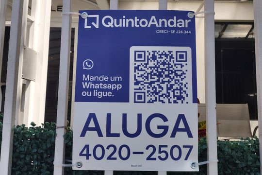 Placa de apartamento para alugar com 3 quartos, 153m² em Santa Paula, São Caetano do Sul