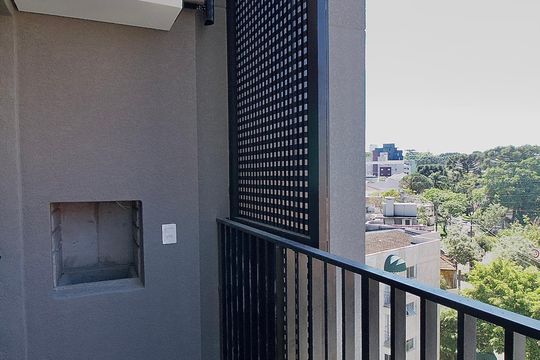 Sacada da Sala/Cozinha de apartamento à venda com 2 quartos, 91m² em São Francisco, Curitiba