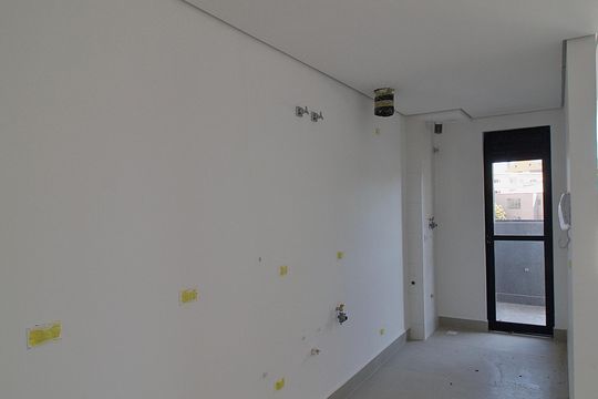 Cozinha de apartamento à venda com 2 quartos, 68m² em São Francisco, Curitiba
