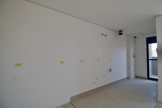 Cozinha de apartamento à venda com 2 quartos, 68m² em São Francisco, Curitiba