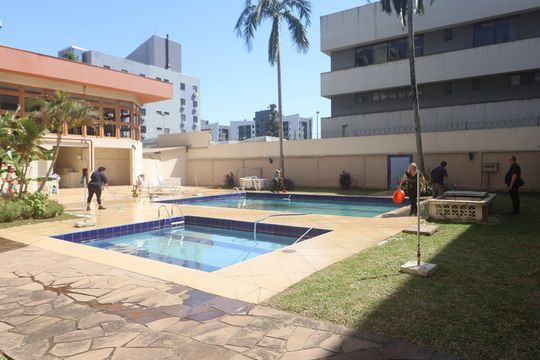 Área comum - Piscina de apartamento para alugar com 1 quarto, 34m² em Centro, Canoas