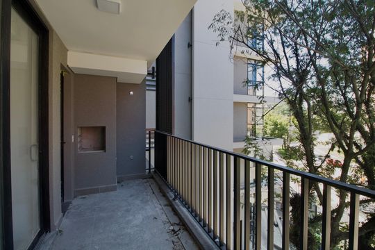 Sacada de apartamento à venda com 2 quartos, 69m² em São Francisco, Curitiba