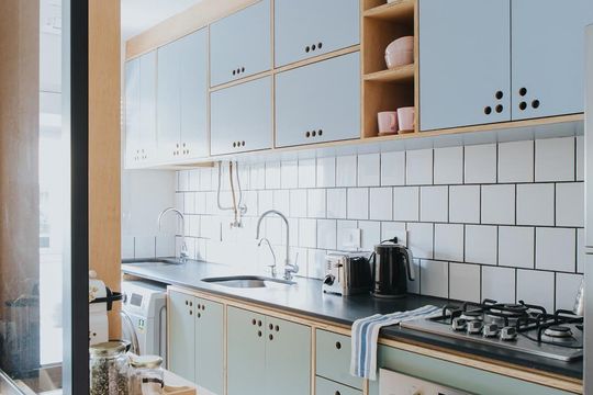 Cozinha de apartamento para alugar com 1 quarto, 44m² em Jardim Paulista, São Paulo