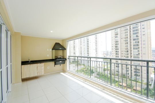 Varanda da Sala de apartamento para alugar com 3 quartos, 119m² em Jardim Tabatinga, Guarulhos
