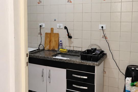 Cozinha de apartamento à venda com 2 quartos, 44m² em Jardim Martins Silva, São Paulo