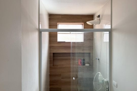 Banheiro Social de apartamento à venda com 2 quartos, 56m² em Rudge Ramos, São Bernardo do Campo