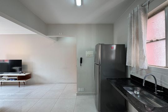 Cozinha de apartamento à venda com 2 quartos, 56m² em Rudge Ramos, São Bernardo do Campo