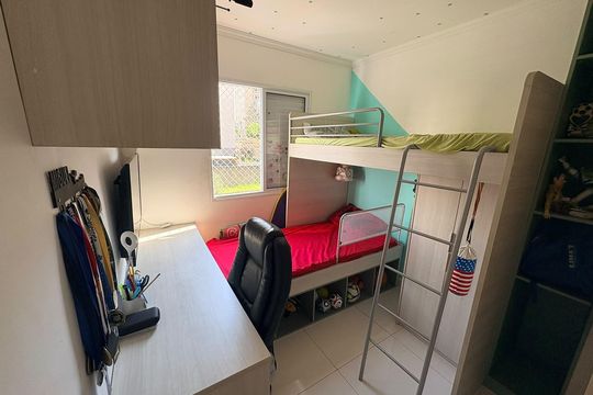 Quarto 2 de apartamento para alugar com 2 quartos, 53m² em Parque São Lourenço, São Paulo