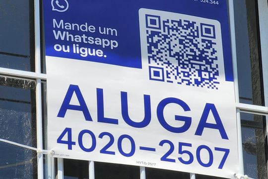 Placa de apartamento para alugar com 2 quartos, 58m² em Vila Sabrina, São Paulo
