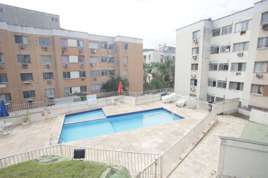 Área comum - Piscina de apartamento para alugar com 3 quartos, 67m² em Pechincha, Rio de Janeiro