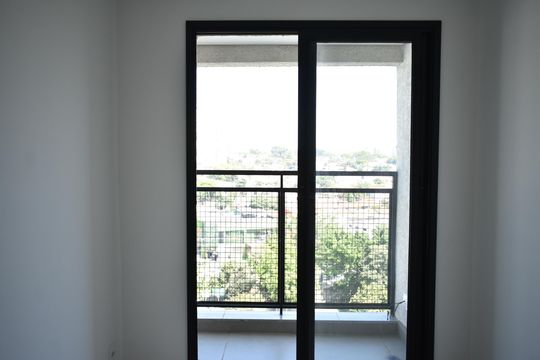 Sacada de apartamento à venda com 1 quarto, 28m² em Mirandópolis, São Paulo