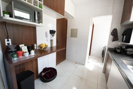 Cozinha de apartamento para alugar com 3 quartos, 80m² em Novo Eldorado, Contagem