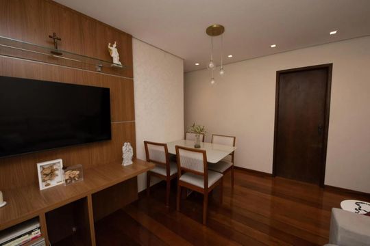 Sala de apartamento para alugar com 3 quartos, 80m² em Novo Eldorado, Contagem