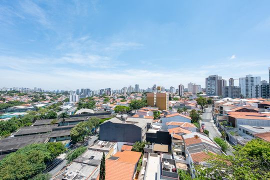 Vista do Terraço de apartamento à venda com 1 quarto, 26m² em Mirandópolis, São Paulo