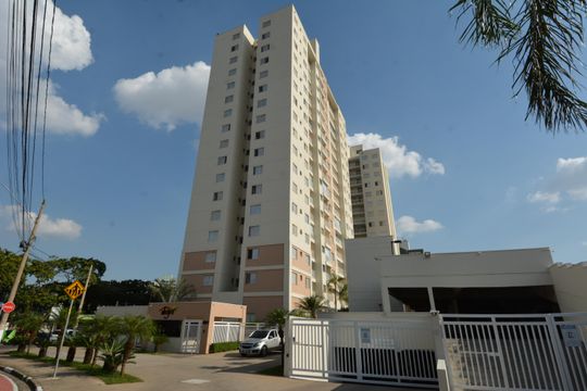 Fachada do Condomínio de apartamento para alugar com 3 quartos, 68m² em Jardim Aurelia, Campinas