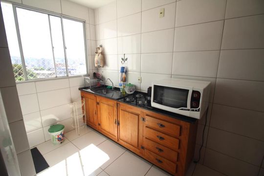 Cozinha de apartamento para alugar com 2 quartos, 70m² em Riacho das Pedras, Contagem
