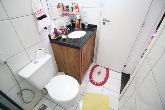 Banheiro de apartamento para alugar com 2 quartos, 70m² em Riacho das Pedras, Contagem