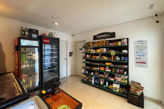 Área comum - Mercado de apartamento para alugar com 2 quartos, 55m² em Vila Lusitania, São Bernardo do Campo