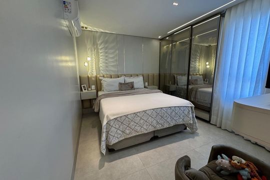 Suíte de apartamento à venda com 2 quartos, 60m² em Jardim América, Goiânia