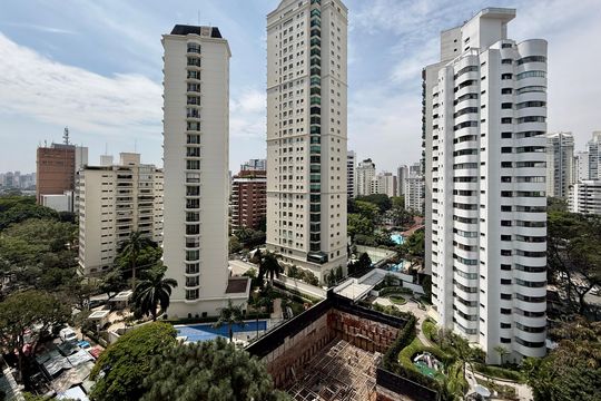 Vista de apartamento à venda com 3 quartos, 187m² em Cidade Monções, São Paulo