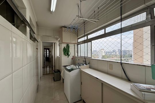 Área de Serviço de apartamento à venda com 3 quartos, 187m² em Cidade Monções, São Paulo