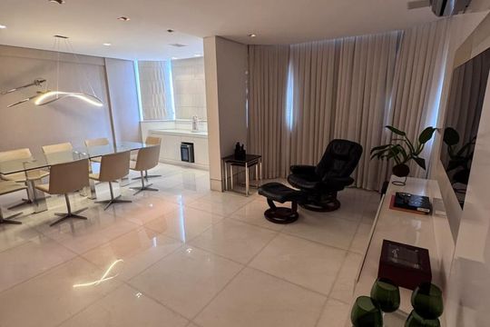 Sala de apartamento à venda com 3 quartos, 108m² em Buritis, Belo Horizonte