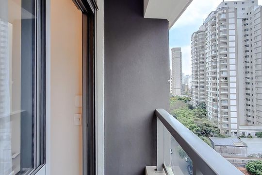 Varanda da Suíte 2 de apartamento para alugar com 2 quartos, 108m² em Vila Mariana, São Paulo