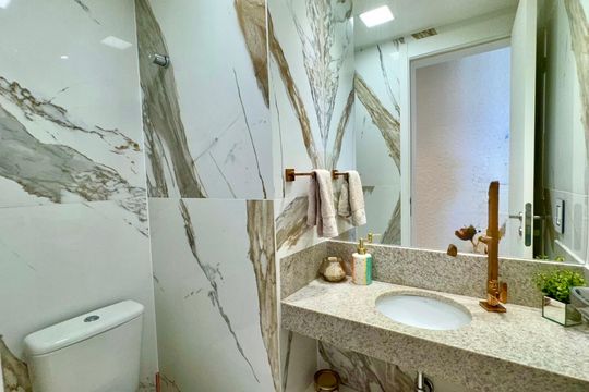 Lavabo de apartamento à venda com 2 quartos, 112m² em Vila Cruzeiro, São Paulo