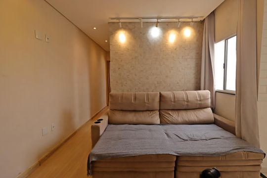 Sala de apartamento à venda com 2 quartos, 101m² em Parque das Nações, Santo André