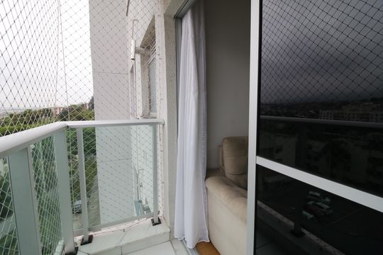 Varanda de apartamento para alugar com 2 quartos, 49m² em Pechincha, Rio de Janeiro
